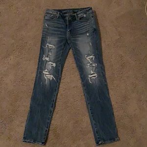 American eagle ripped jeans